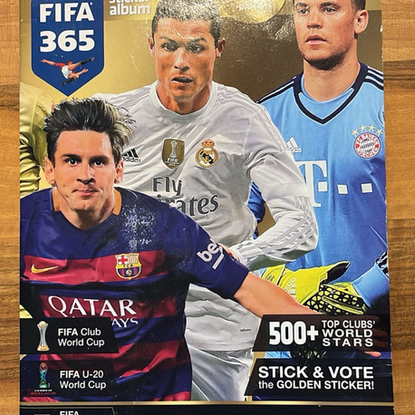 2016 Panini Fifa 365 sticker albümü