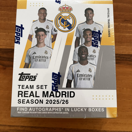 2025-26 Topps Real Madrid Team Set