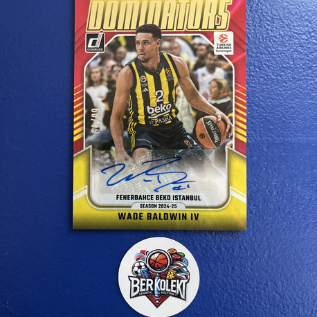 Wade Baldwin IV imzalı /99 kart