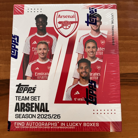 2025-26 Topps Arsenal Team Set