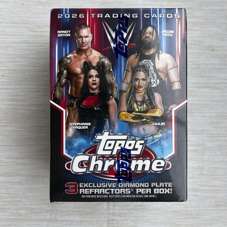 2026 Topps Chrome WWE Blaster Box