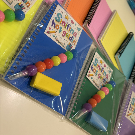 Defter kalem silgi set