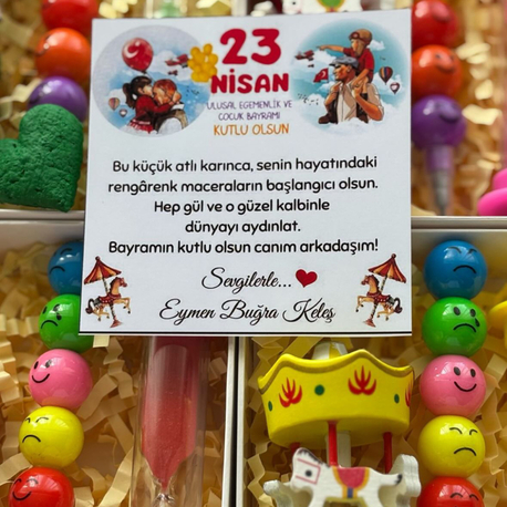KUTULU Atlı karınca +emojili kalem