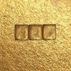 Baroque Gold. Dark Academia serisi el yapımı ışıltılı suluboya 