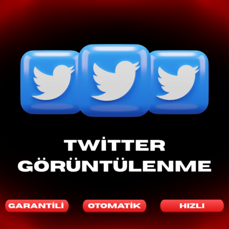 Twitter Görüntülenme | Tam Otomatik Garantili 