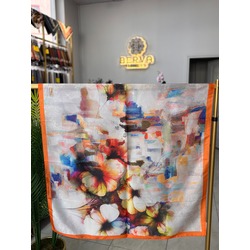 Rüya Bahçesi Desen Kristal Eşarp (8 RENK) 1009