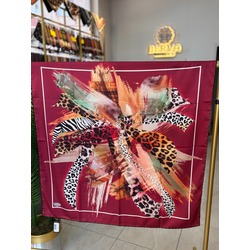 Wild Brush Desen Tivil Eşarp (5 RENK) 1006