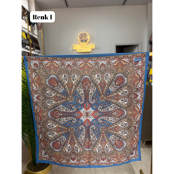 Etnik Desen Soft Eşarp 2 (15 RENK) 1052