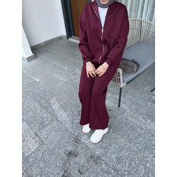 Oysh Kumaş Bordo Takım