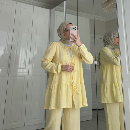 Müslin Takım butteryellow