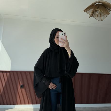 premium abaya siyah