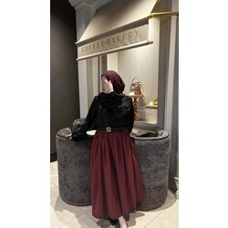 Volanlı Etek X Liva Gömlek 
