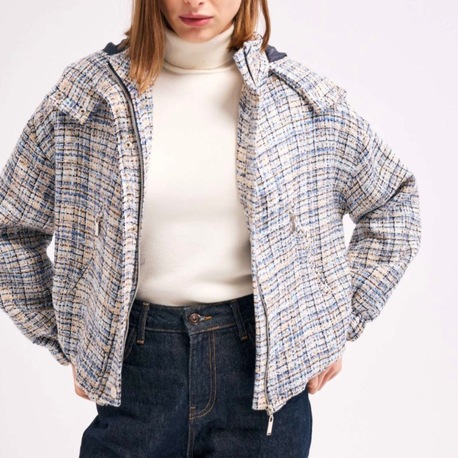 Bomber Ceket Diagonal