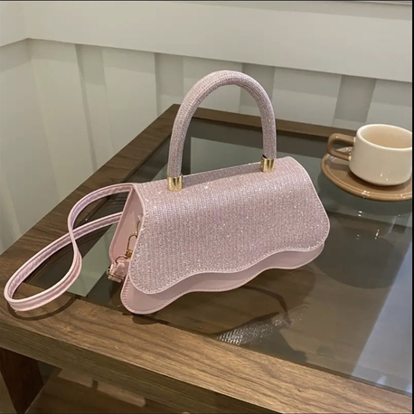 Sindy Işıltılı Tasarım Pembe Çanta