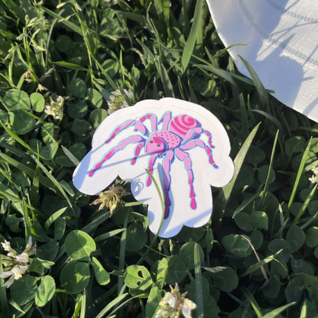 Küçük Boy Tekli Sticker - Örümcek 2