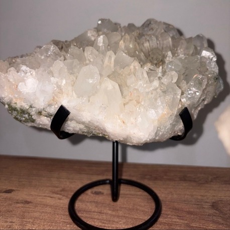 No. 506 / The Master Healer - Doğal Kristal Kuvars Küme Standlı
