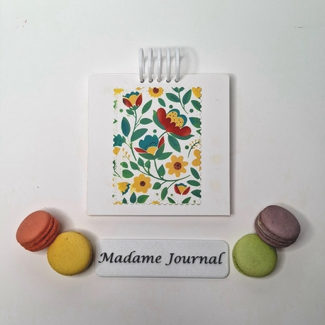 YENİ Etnik Desen Kare Defter