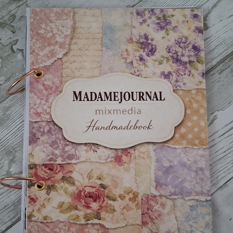 Mixmedia Handmadebook 04 (200gsm) Pembe ton ağırlıklı 