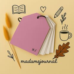 Etiket şeklinde Defter #01 (200gr)
