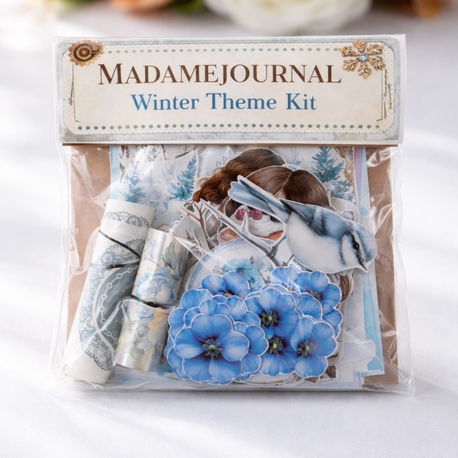 Madamejournal Winter Theme Kit