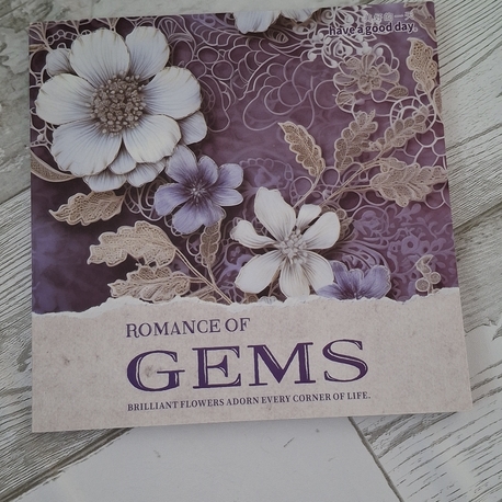 Mor tema scrapbook kağıt