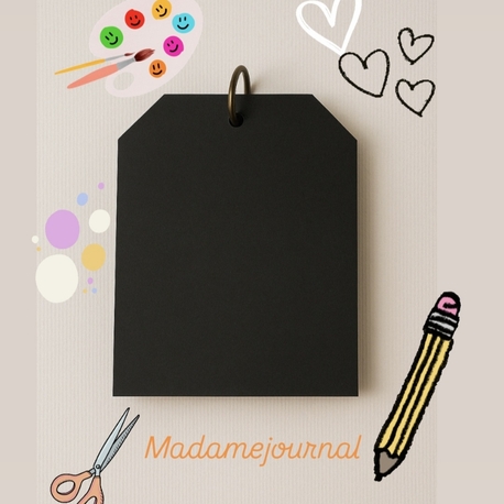 Etiket şeklinde defter #02 (200gr)