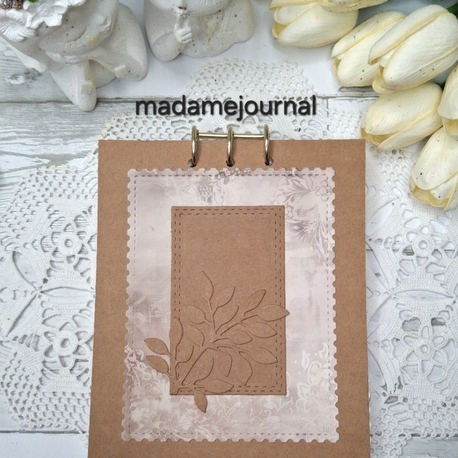 Tasarım Kapak Dantelli defter a5