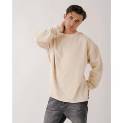 BEJ KADİFE SWEATSHIRT