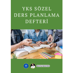 YKS Sözel Planlama Defteri