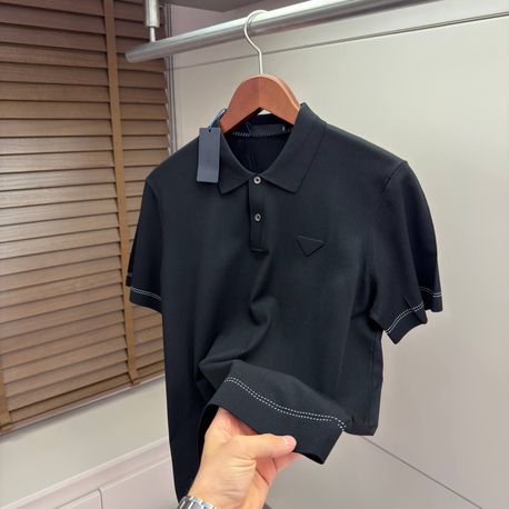 İthal Prada Logo Detail Polo Shirt