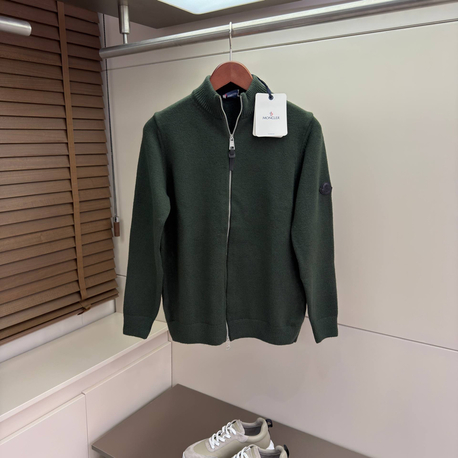 Moncler Wool Zip Cardigan