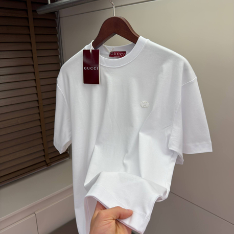 Gucci GG Logo Detail Cotton Tshirt
