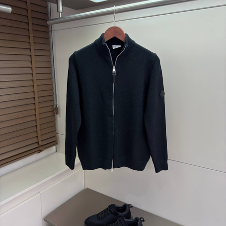 Moncler Wool Zip Cardigan
