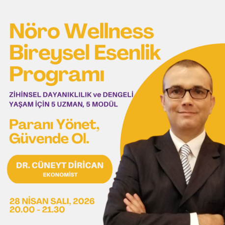 NÖRO WELLNESS SERİSİ: Cüneyt Dirican ile Paranı Yönet, Güvende Ol! 28 Nisan Salı