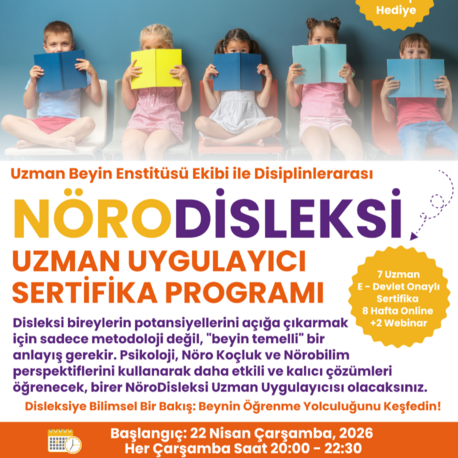 NÖRODİSLEKSİ UZMAN UYGULAYICI SERTİFİKA PROGRAMI - NİSAN 2026