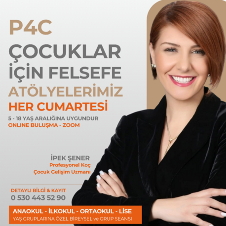 4PC ÇOCUKLAR İÇİN FELSEFE ATÖLYELERİ - !4 SEANS PAKETİ!
