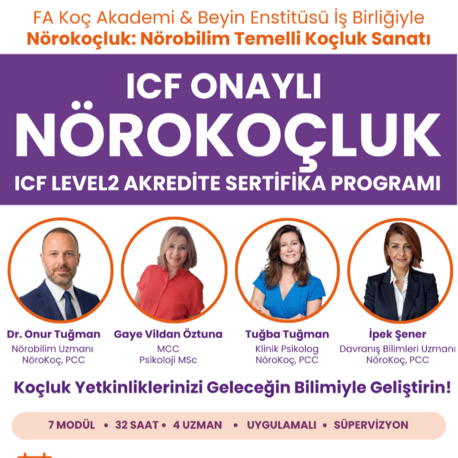 ICF Onaylı NÖROKOÇLUK: Nörobilim Temelli Koçluk Sanatı Eğitimi - 5 MAYIS DÖNEMİ