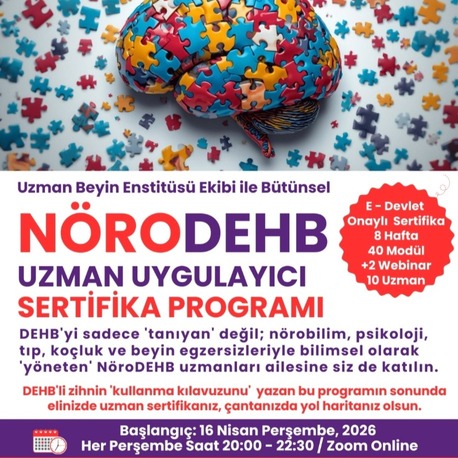 NöroDEHB Uzman Uygulayıcı Sertifika Programı-2026