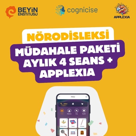 NÖRODİSLEKSİ BİREYSEL MÜDAHELE SEANS PAKETİ + APPLEXIA - 1 AYLIK 4 SEANS PAKETİ