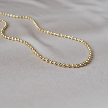 Şerit Detaylı Dorika Zincir Kolye| Xuping 