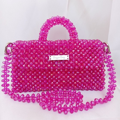 Pinkora Kristal Boncuk Çanta