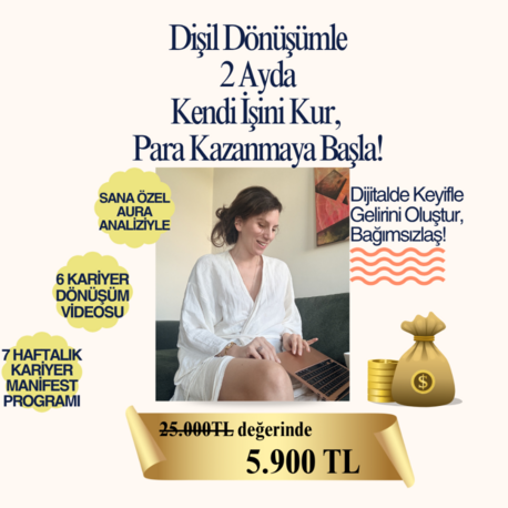 2 Ayda "Kariyerini Yaratarak Para Kazanmaya Başla" Programı