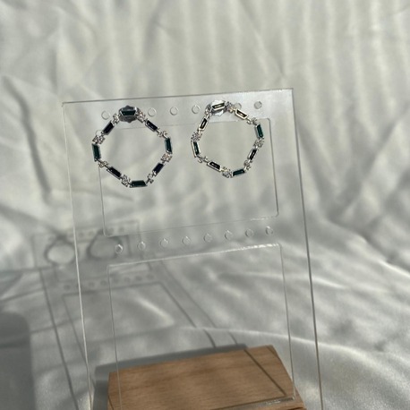 Vip Tasarım Şık Silver Küpe