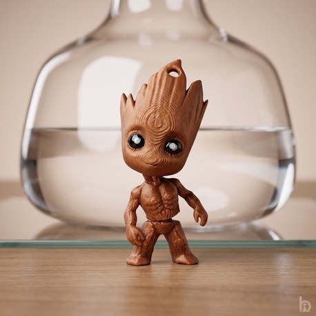 3D Baskı Groot Anahtarlık – Sevimli Mini Figür Çanta ve Anahtar Aksesuarı