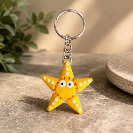 StarBuddy – Hareketli Deniz Yıldızı Anahtarlık