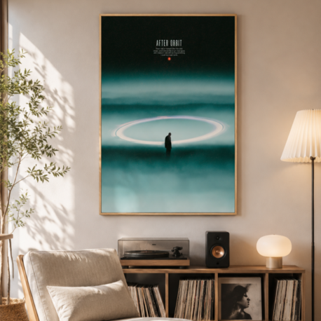 AFTER ORBIT – Soyut Uzay Posteri