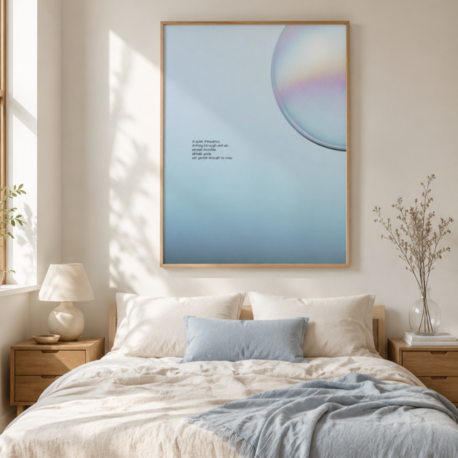 SOFT SIGNAL – Soyut Küre Poster Baskısı