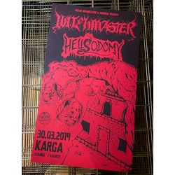 WITCHMASTER & HELLSODOMY / ISTANBUL GIG POSTER