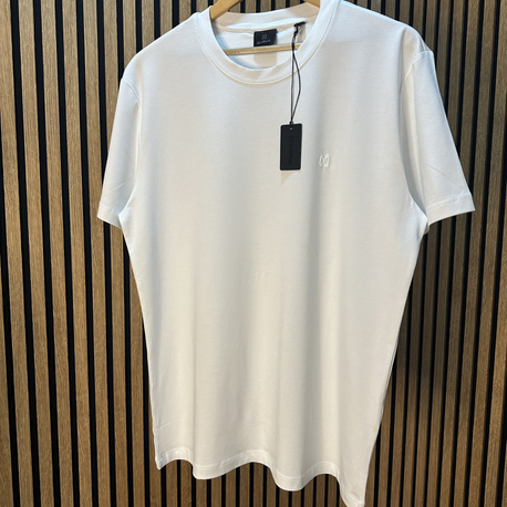 Netw0rk Modal Tshirt Beyaz Tam Kalıp !