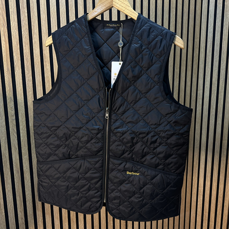 Barbour siyah Yelek Tam kalıp !